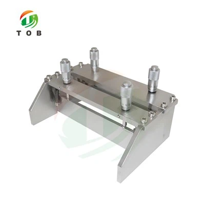 Dubbelbladig mikrometerfilmapplikator